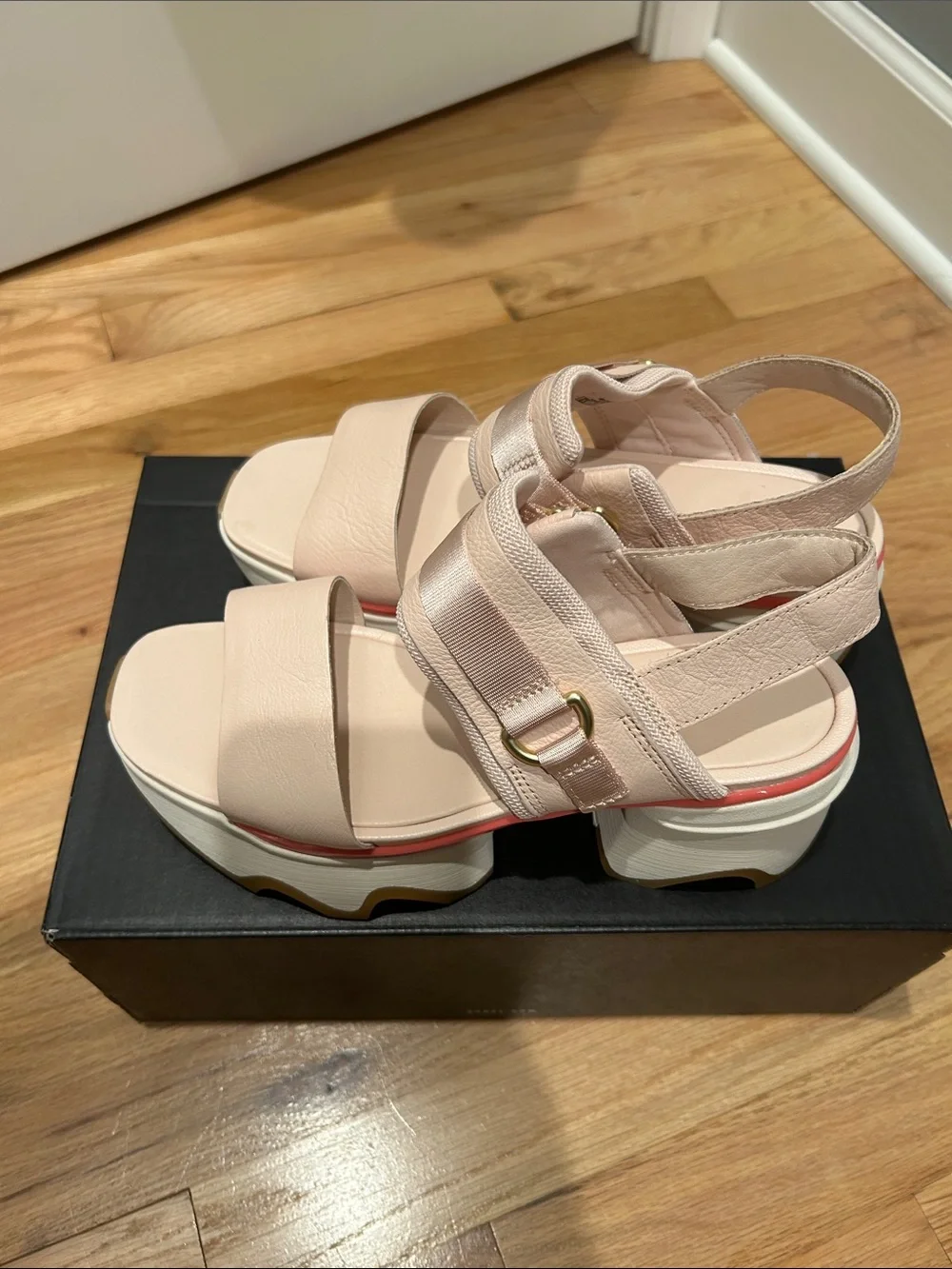 Sorel Kinetic Impact Slingback Heel Sandal - Pearl 8.5